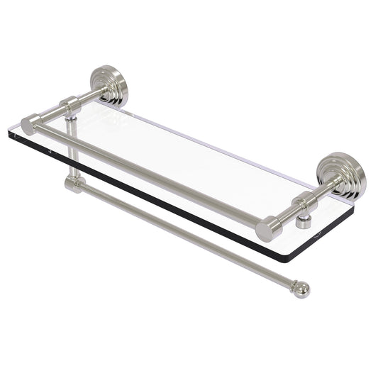 Allied Brass WP-1PT/16-GAL-SN Waverly Place 16" Satin Nickel Paper Towel Holder