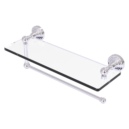 Allied Brass WP-1PT/16-SCH Waverly Place Satin Chrome Paper Towel Holder