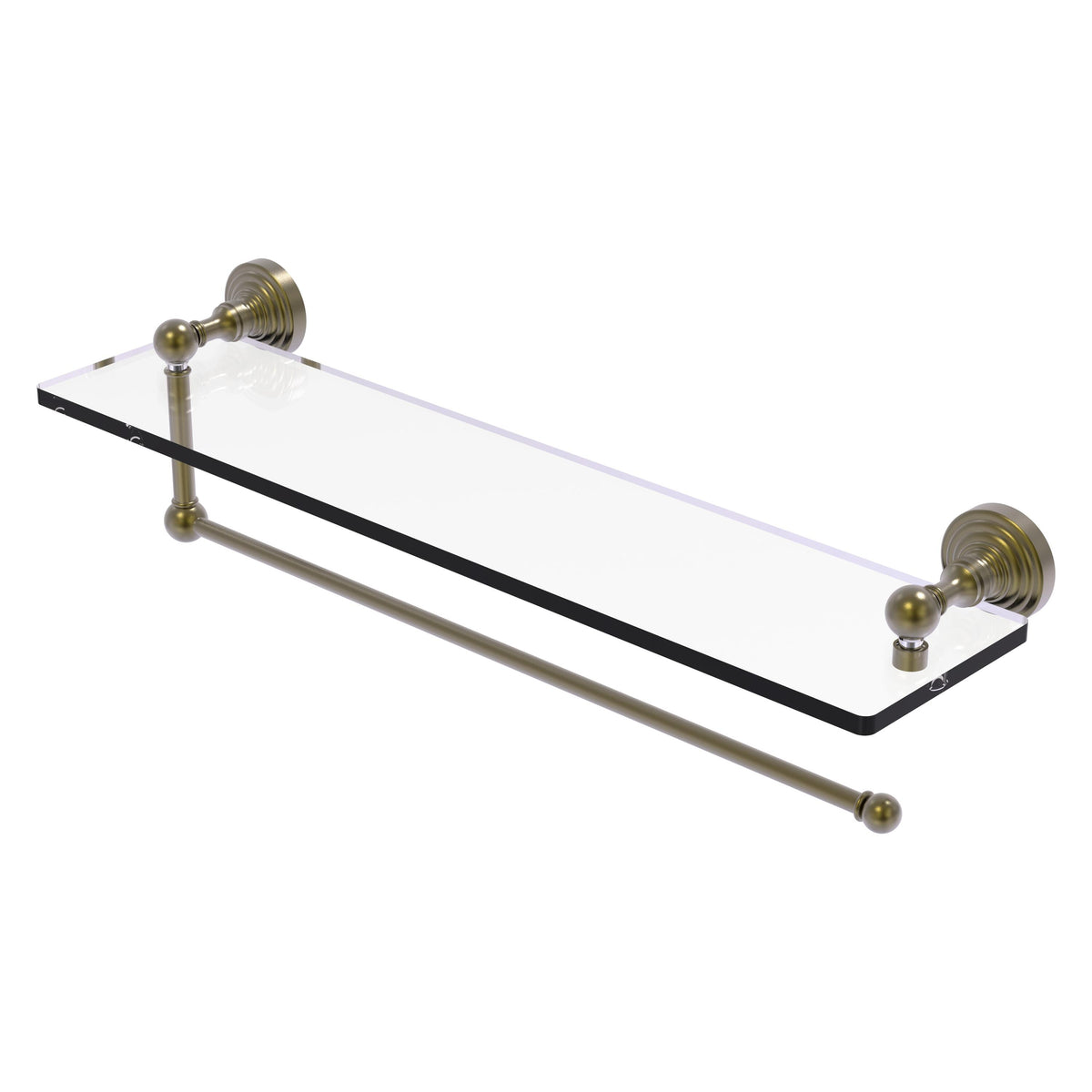 Allied Brass WP-1PT/22-ABR Waverly Place 22" Antique Brass Paper Towel Holder