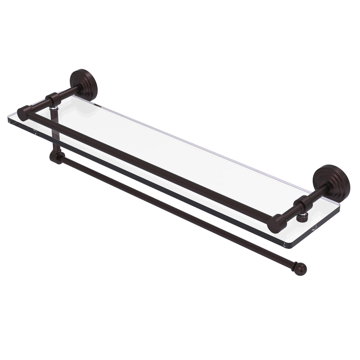 Allied Brass WP-1PT/22-GAL-ABZ Waverly Place 22" Antique Bronze Paper Towel Holder