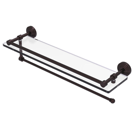 Allied Brass WP-1PT/22-GAL-ABZ Waverly Place 22" Antique Bronze Paper Towel Holder