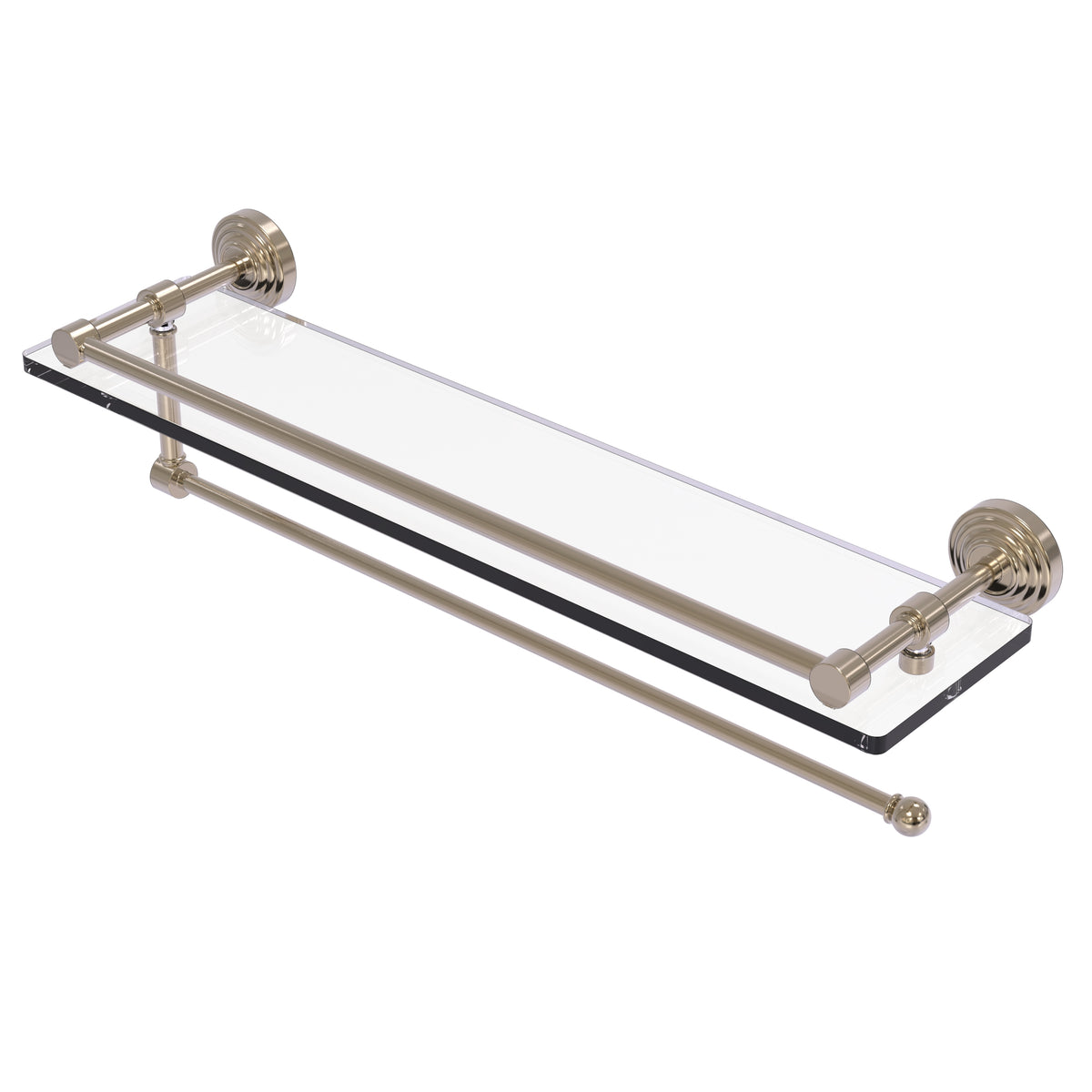 Allied Brass WP-1PT/22-GAL-PEW Waverly Place 22" Antique Pewter Paper Towel Holder