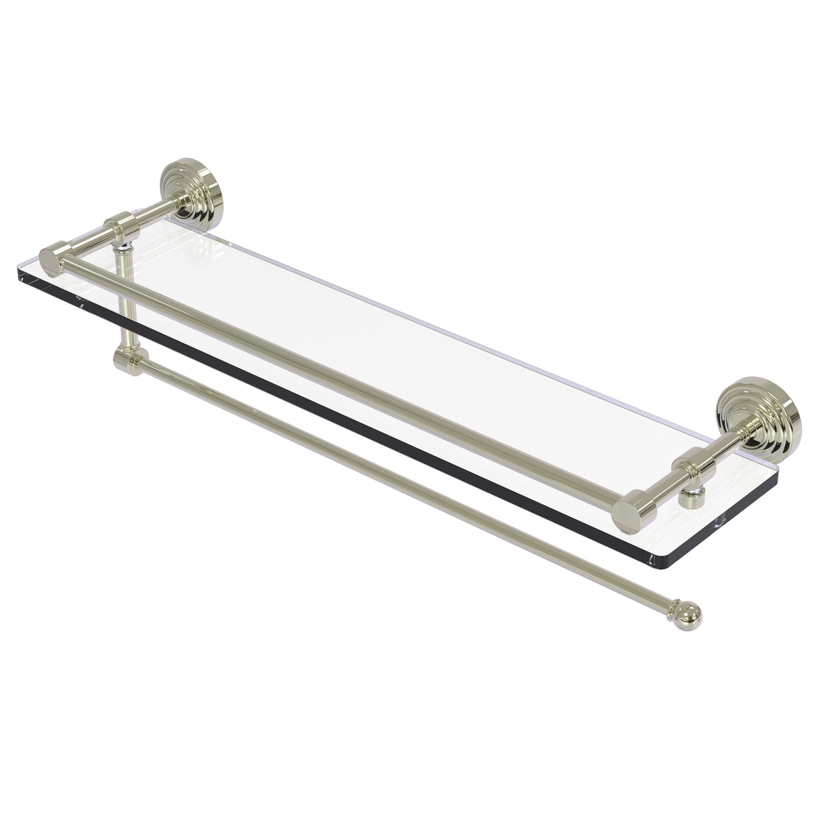 Allied Brass WP-1PT/22-GAL-PNI Waverly Place 22" Polished Nickel Paper Towel Holder