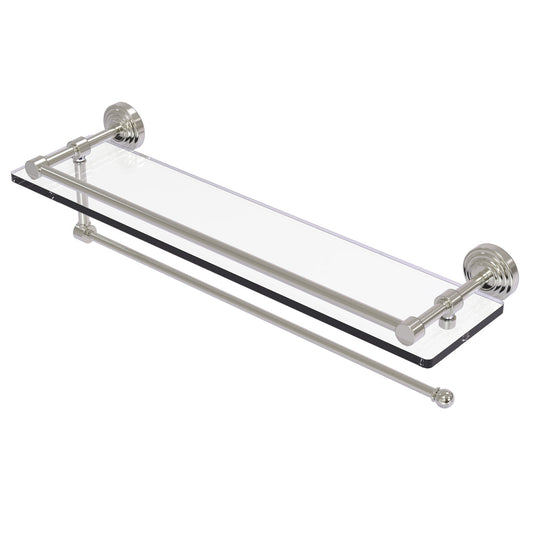 Allied Brass WP-1PT/22-GAL-SN Waverly Place 22" Satin Nickel Paper Towel Holder