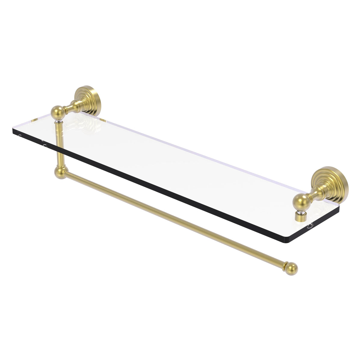 Allied Brass WP-1PT/22-SBR Waverly Place 22" Satin Brass Paper Towel Holder