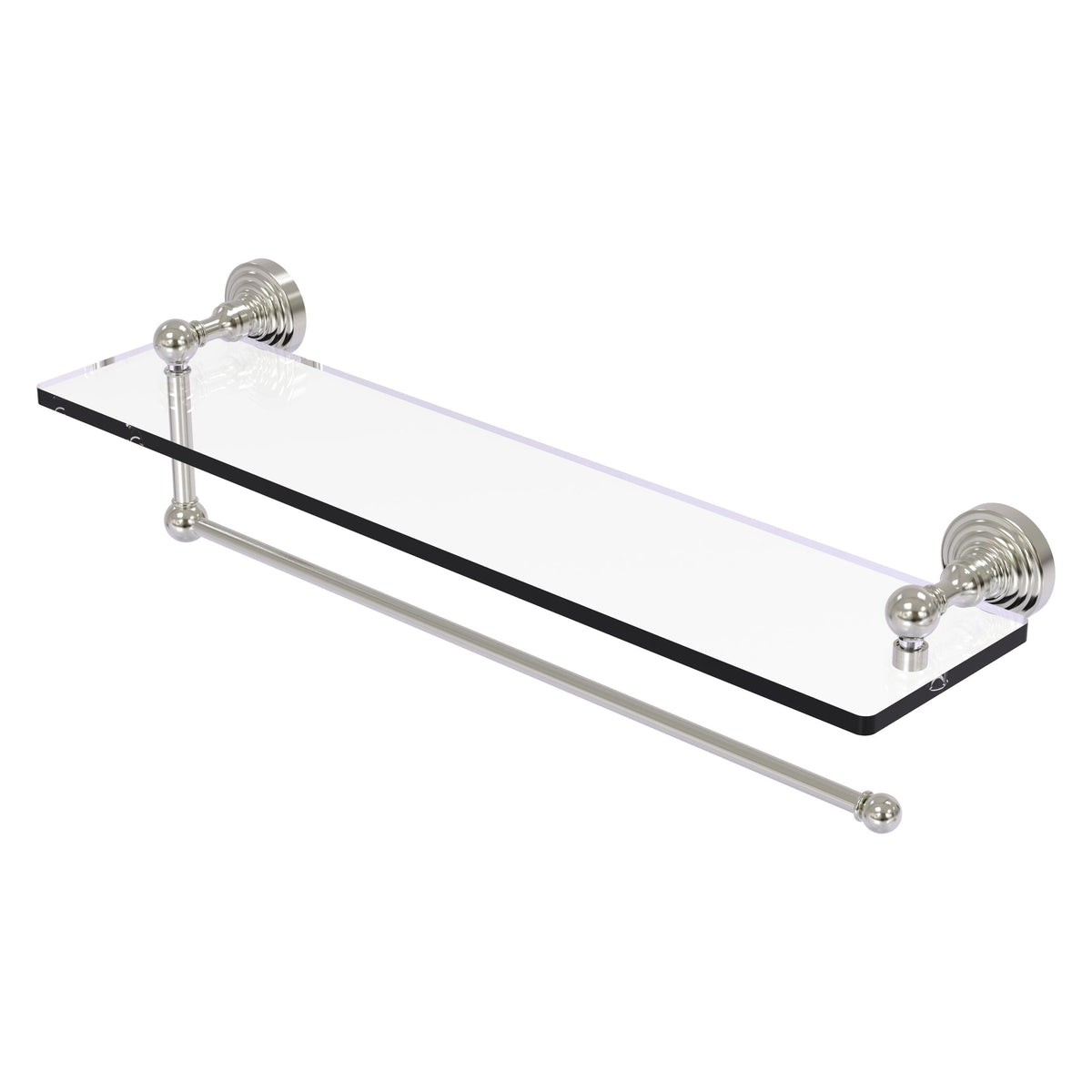 Allied Brass WP-1PT/22-SN Waverly Place 22" Satin Nickel Paper Towel Holder
