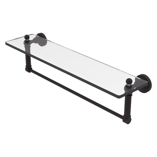 Allied Brass WP-1TB/22-ORB Waverly Place 22" Oil Rubbed Bronze Glass Vanity Shelf
