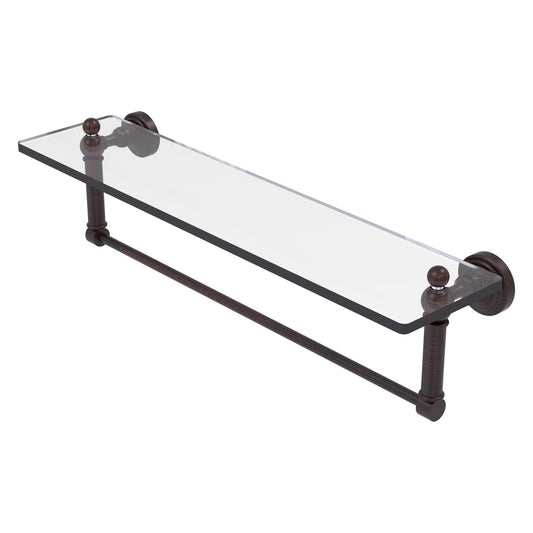 Allied Brass WP-1TB/22-VB Waverly Place 22" Venetian Bronze Glass Vanity Shelf