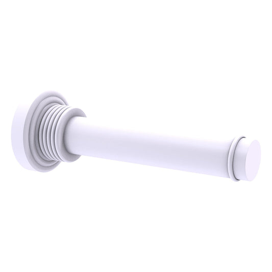 Allied Brass WP-24-1-WHM Waverly Place Matte White Horizontal Reserve Roll Toilet Tissue Holder
