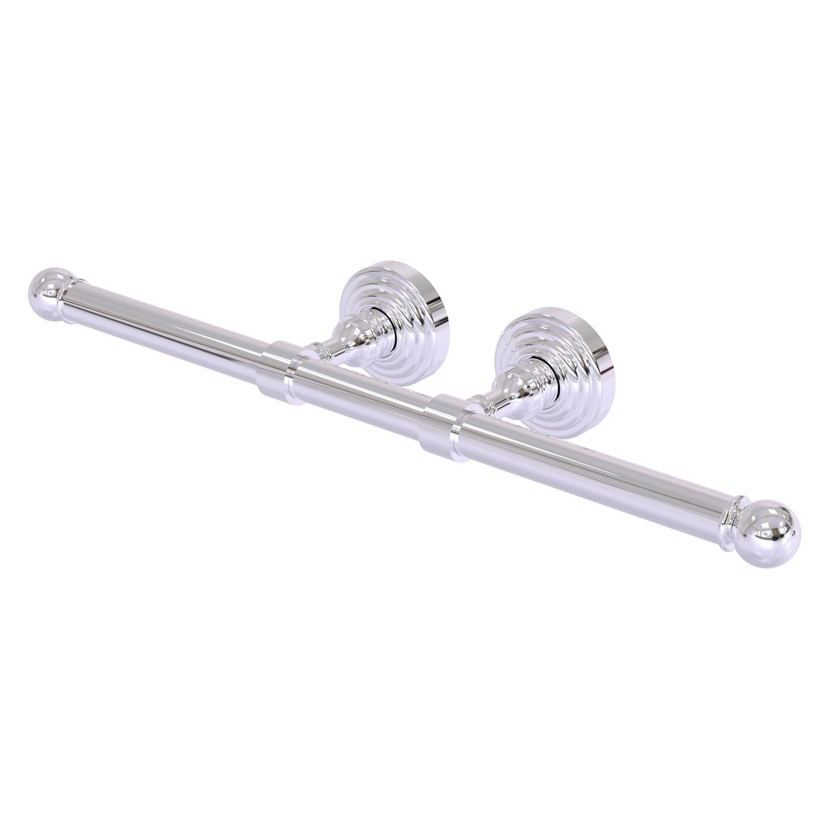 Allied Brass WP-24-2-PC Waverly Place Polished Chrome Double Roll Toilet Tissue Holder