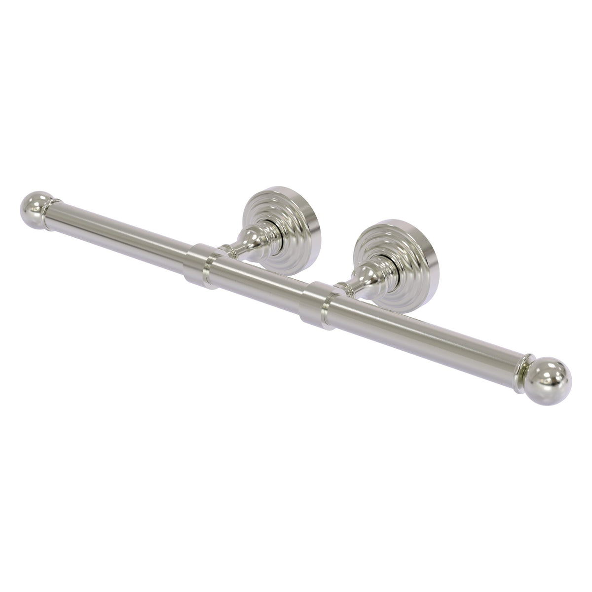Allied Brass WP-24-2-SN Waverly Place Satin Nickel Double Roll Toilet Tissue Holder