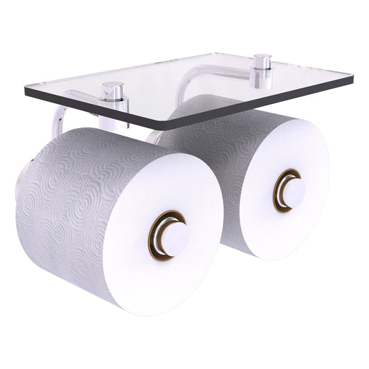 Allied Brass WP-24-2S-PC Waverly Place 2-Roll Polished Chrome Toilet Tissue Holder