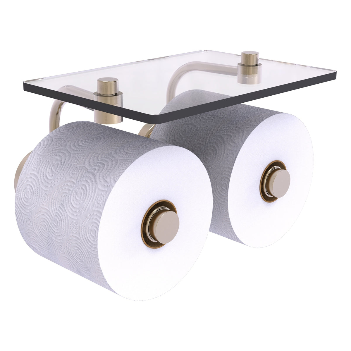 Allied Brass WP-24-2S-PEW Waverly Place 2-Roll Antique Pewter Toilet Tissue Holder