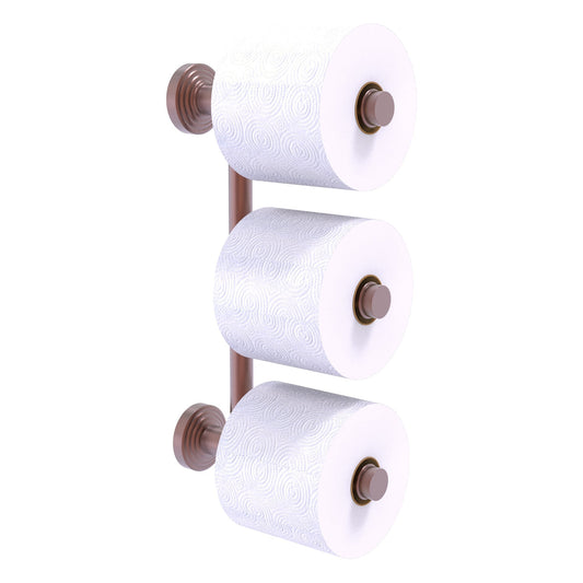 Allied Brass WP-24-3-CA Waverly Place 3-Roll Antique Copper Toilet Tissue Holder
