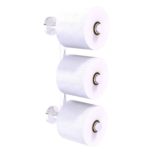 Allied Brass WP-24-3-PC Waverly Place 3-Roll Polished Chrome Toilet Tissue Holder