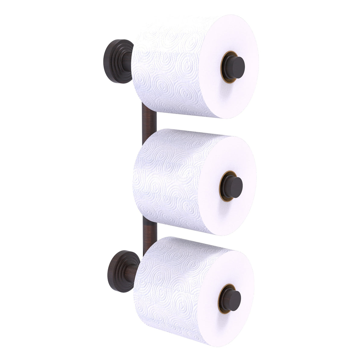 Allied Brass WP-24-3-VB Waverly Place 3-Roll Venetian Bronze Toilet Tissue Holder