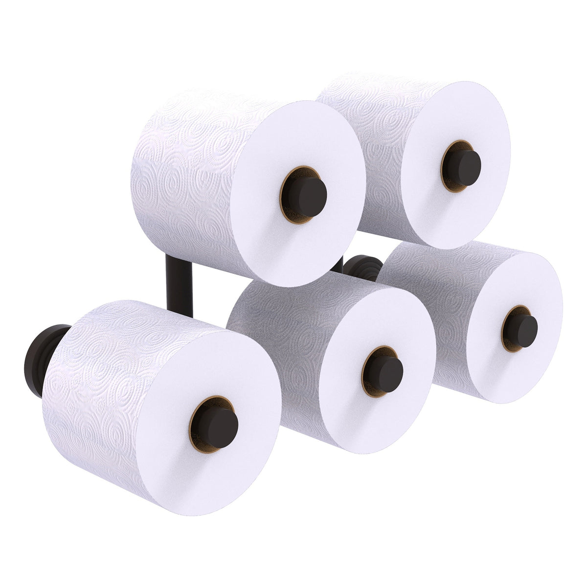 Allied Brass WP-24-5-ORB Waverly Place 5-Roll Oil Rubbed Bronze Toilet Tissue Holder