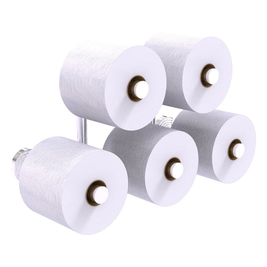 Allied Brass WP-24-5-PC Waverly Place 5-Roll Polished Chrome Toilet Tissue Holder