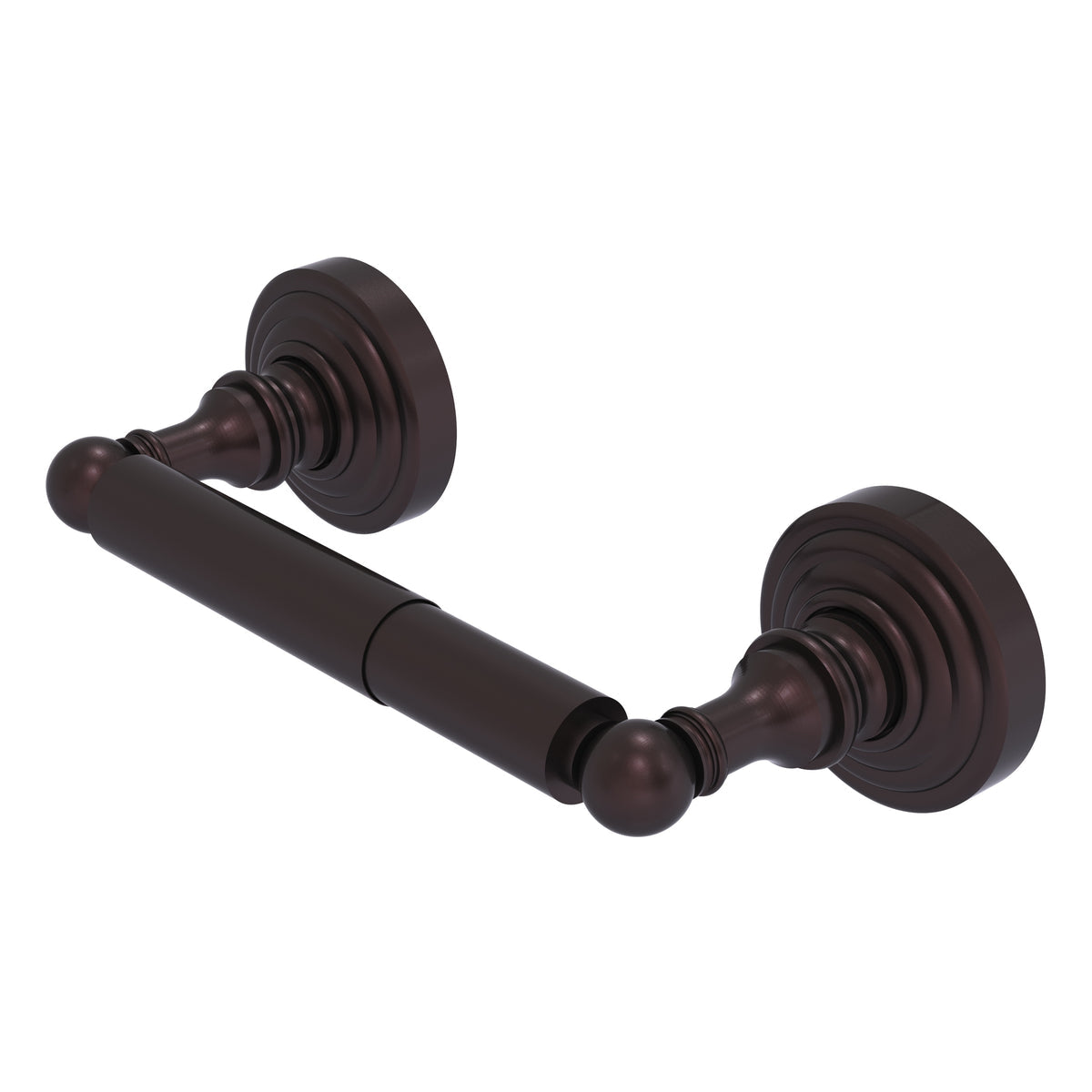 Allied Brass WP-24-ABZ Waverly Place 2-Post Antique Bronze Toilet Tissue Holder