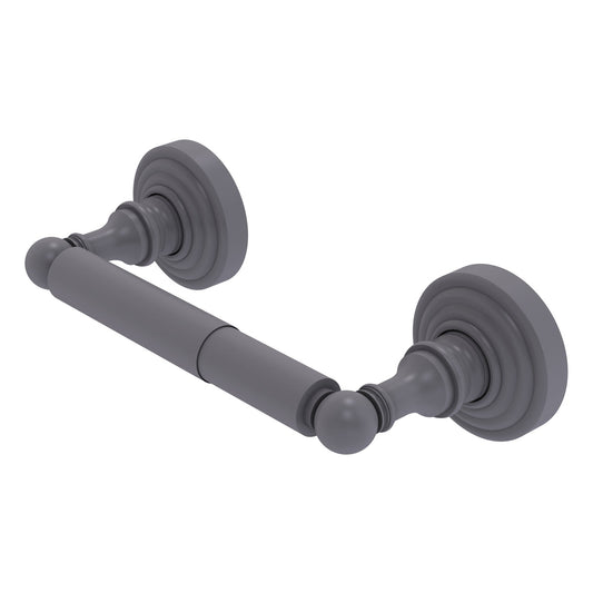 Allied Brass WP-24-GYM Waverly Place 2-Post Matte Gray Toilet Tissue Holder