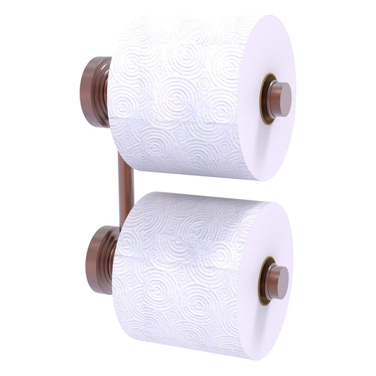Allied Brass WP-24-RR-2-CA Waverly Place Antique Copper 2 Roll Reserve Roll Toilet Tissue Holder