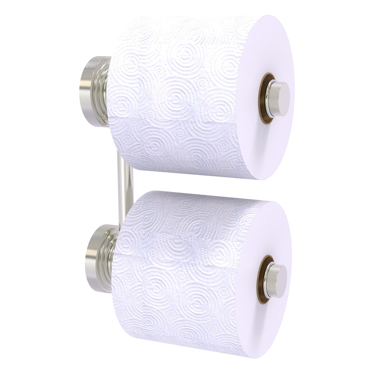 Allied Brass WP-24-RR-2-SN Waverly Place Satin Nickel 2 Roll Reserve Roll Toilet Tissue Holder