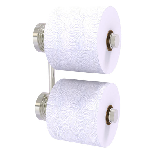 Allied Brass WP-24-RR-2-SN Waverly Place Satin Nickel 2 Roll Reserve Roll Toilet Tissue Holder