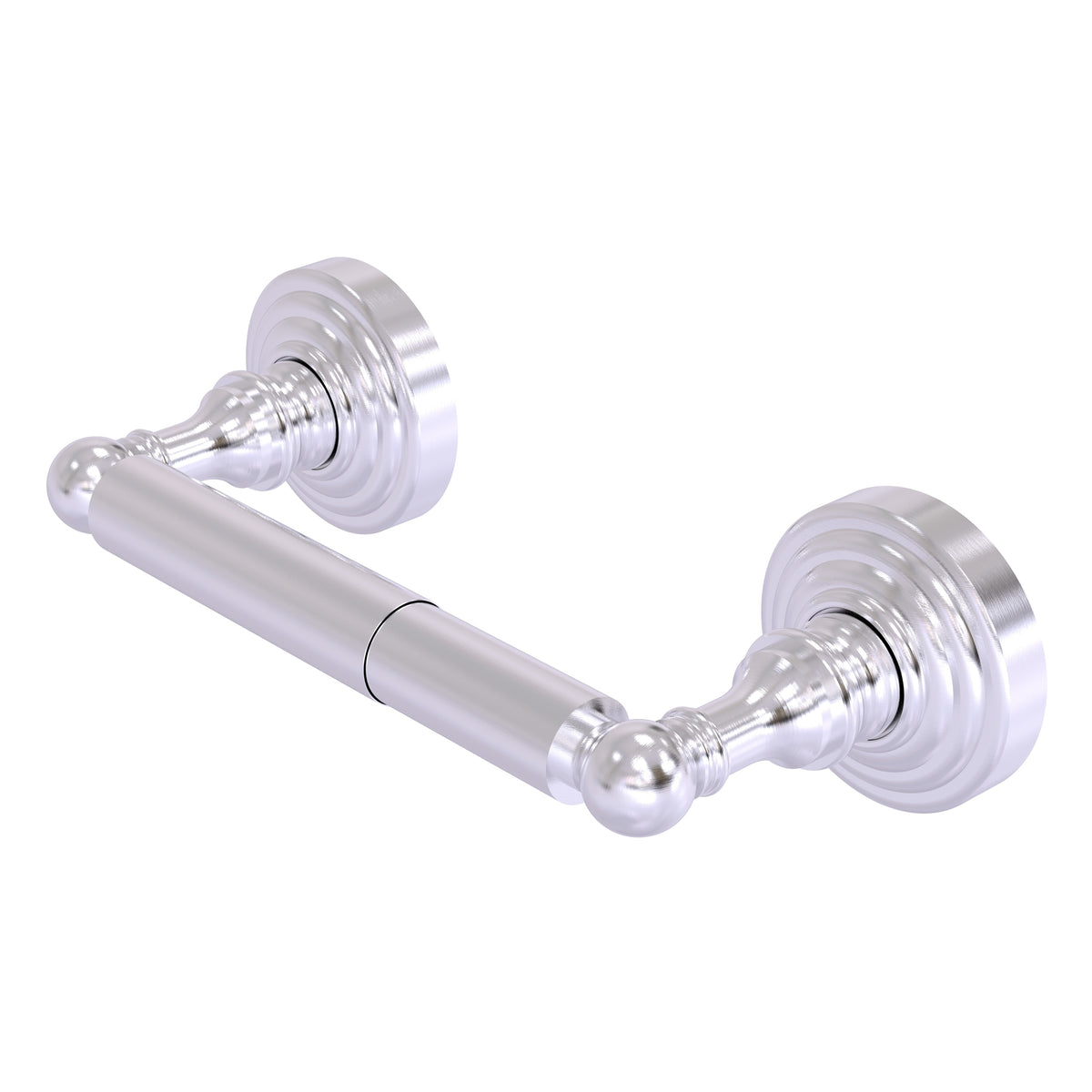 Allied Brass WP-24-SCH Waverly Place 2-Post Satin Chrome Toilet Tissue Holder