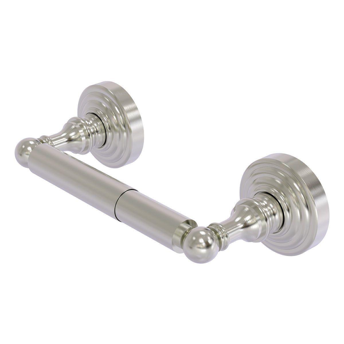 Allied Brass WP-24-SN Waverly Place 2-Post Satin Nickel Toilet Tissue Holder