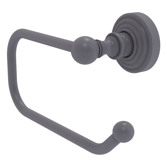Allied Brass WP-24E-GYM Waverly Place Matte Gray European Style Toilet Tissue Holder
