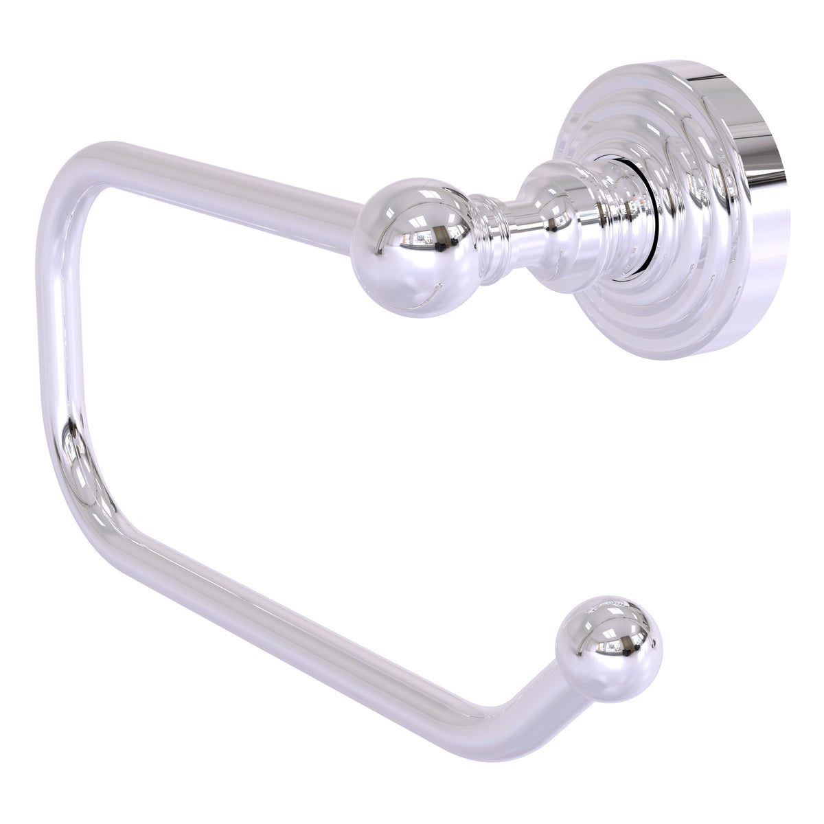 Allied Brass WP-24E-PC Waverly Place Polished Chrome European Style Toilet Tissue Holder