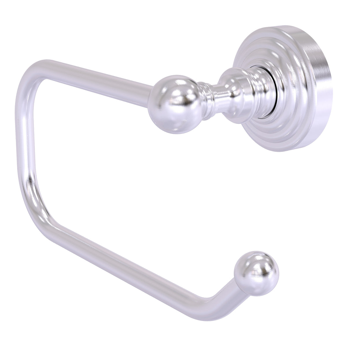 Allied Brass WP-24E-SCH Waverly Place Satin Chrome European Style Toilet Tissue Holder