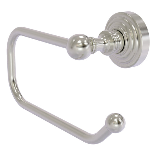 Allied Brass WP-24E-SN Waverly Place Satin Nickel European Style Toilet Tissue Holder
