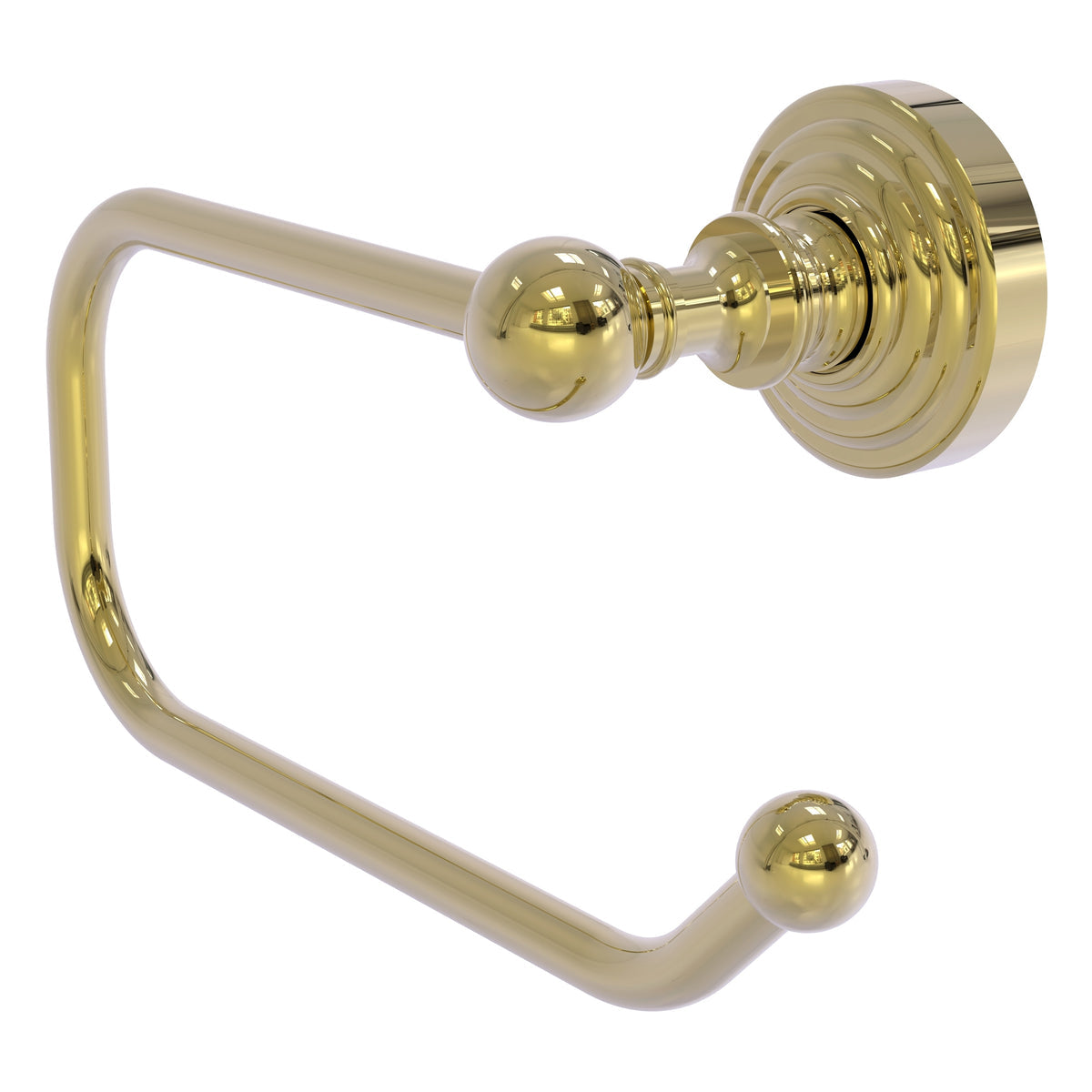 Allied Brass WP-24E-UNL Waverly Place Unlacquered Brass European Style Toilet Tissue Holder
