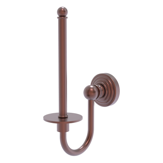 Allied Brass WP-24U-CA Waverly Place Antique Copper Upright Toilet Tissue Holder