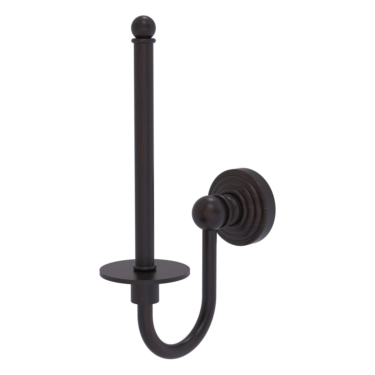 Allied Brass WP-24U-VB Waverly Place Venetian Bronze Upright Toilet Tissue Holder