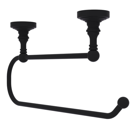 Allied Brass WP-25EC-BKM Waverly Place Matte Black Under Cabinet Paper Towel Holder
