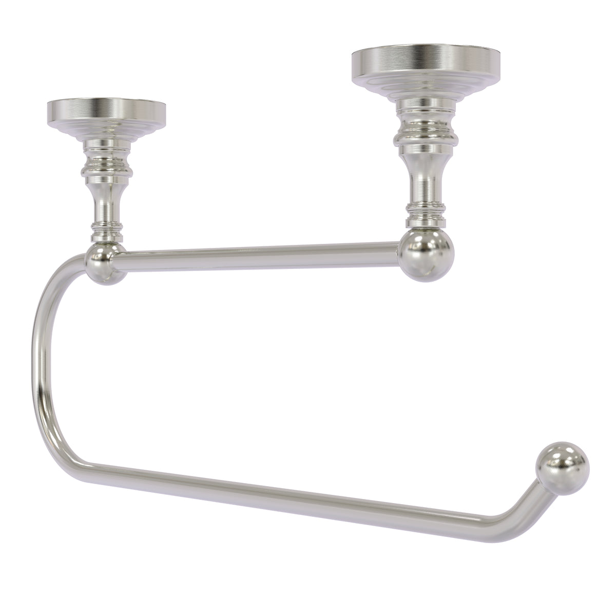 Allied Brass WP-25EC-SN Waverly Place Satin Nickel Under Cabinet Paper Towel Holder