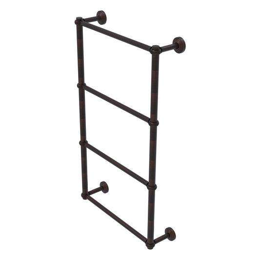 Allied Brass WP-28T-30-VB Waverly Place 30" 4-Tier Venetian Bronze Ladder Towel Bar With Twisted Detail