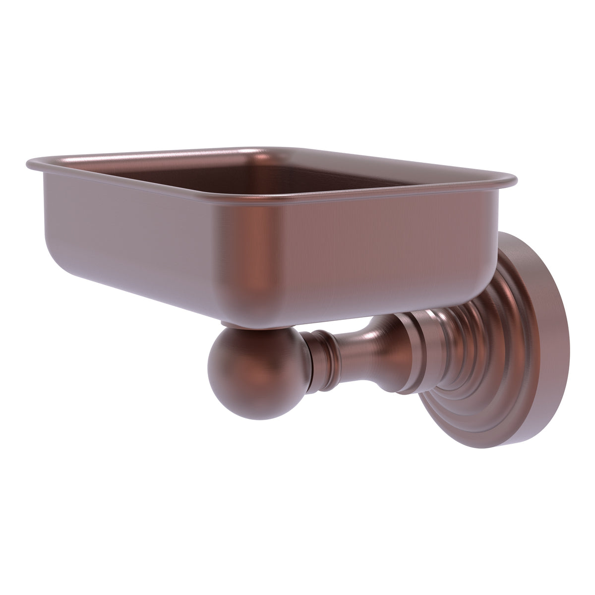 Allied Brass WP-32-CA Waverly Place Antique Copper Wall-Mounted Soap Dish