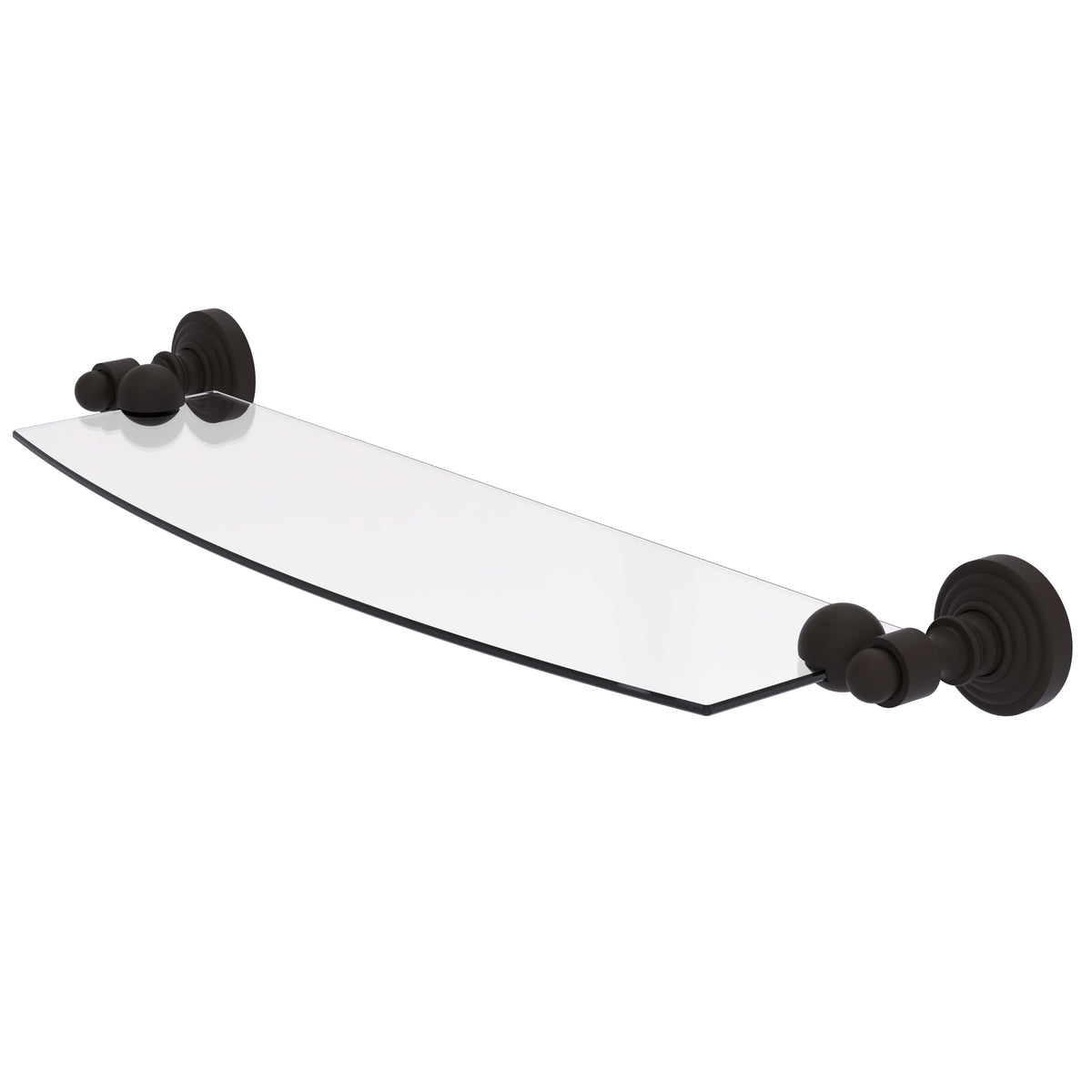 Allied Brass WP-33/18-ORB Waverly Place 18" Oil Rubbed Bronze Glass Shelf