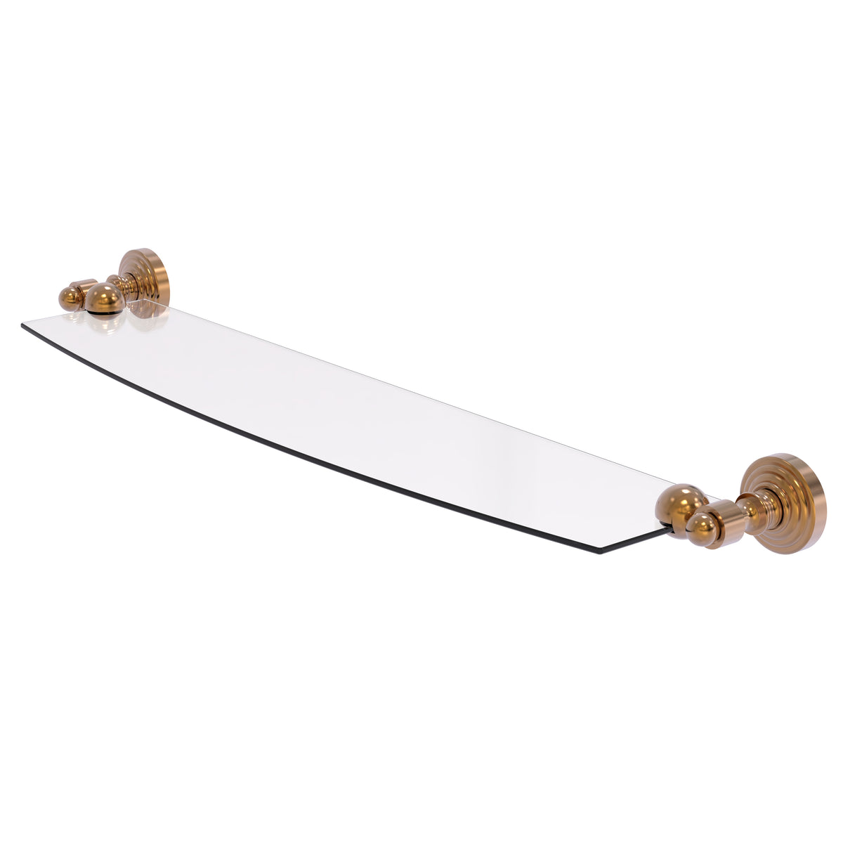 Allied Brass WP-33/24-BBR Waverly Place 24" Brushed Bronze Glass Shelf