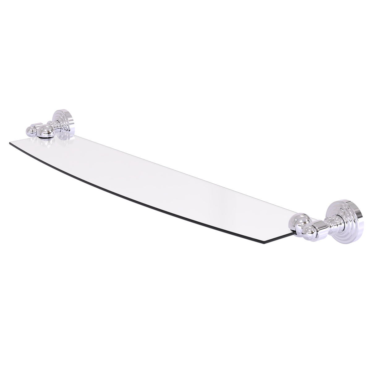 Allied Brass WP-33/24-PC Waverly Place 24" Polished Chrome Glass Shelf