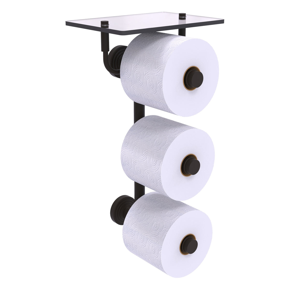 Allied Brass WP-35-3VS-ORB Waverly Place 3-Roll Oil Rubbed Bronze Toilet Tissue Holder