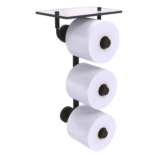 Allied Brass WP-35-3VS-ORB Waverly Place 3-Roll Oil Rubbed Bronze Toilet Tissue Holder
