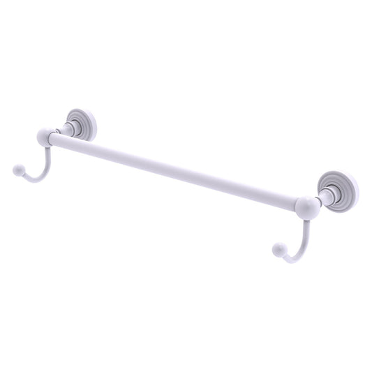 Allied Brass WP-41-24-HK-WHM Waverly Place 24" Matte White Towel Bar