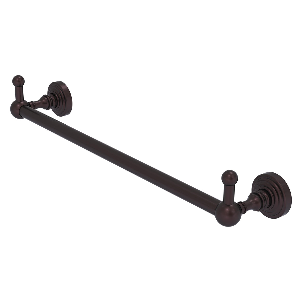 Allied Brass WP-41-24-PEG-ABZ Waverly Place 24" Antique Bronze Towel Bar