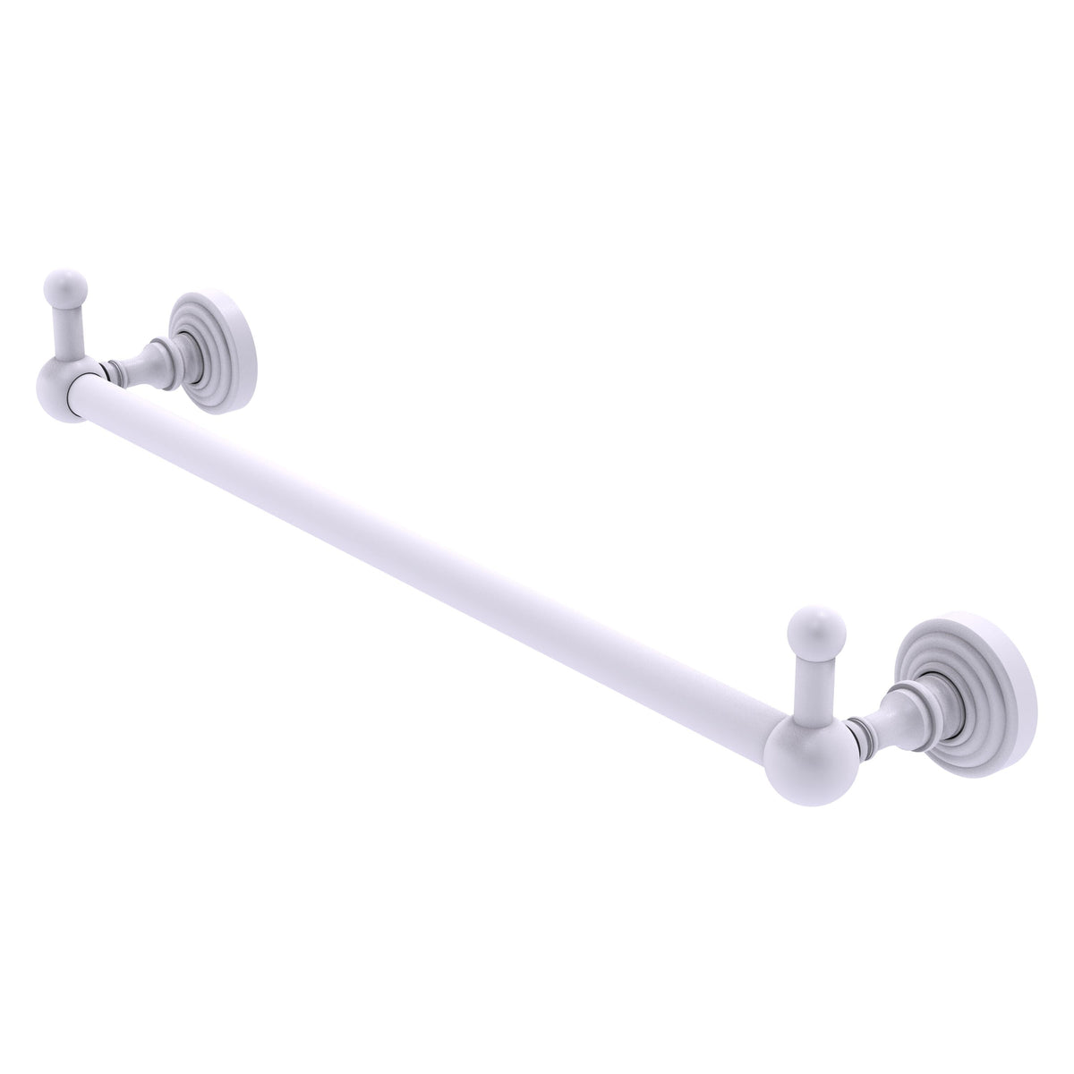 Allied Brass WP-41-30-PEG-WHM Waverly Place 30" Matte White Towel Bar