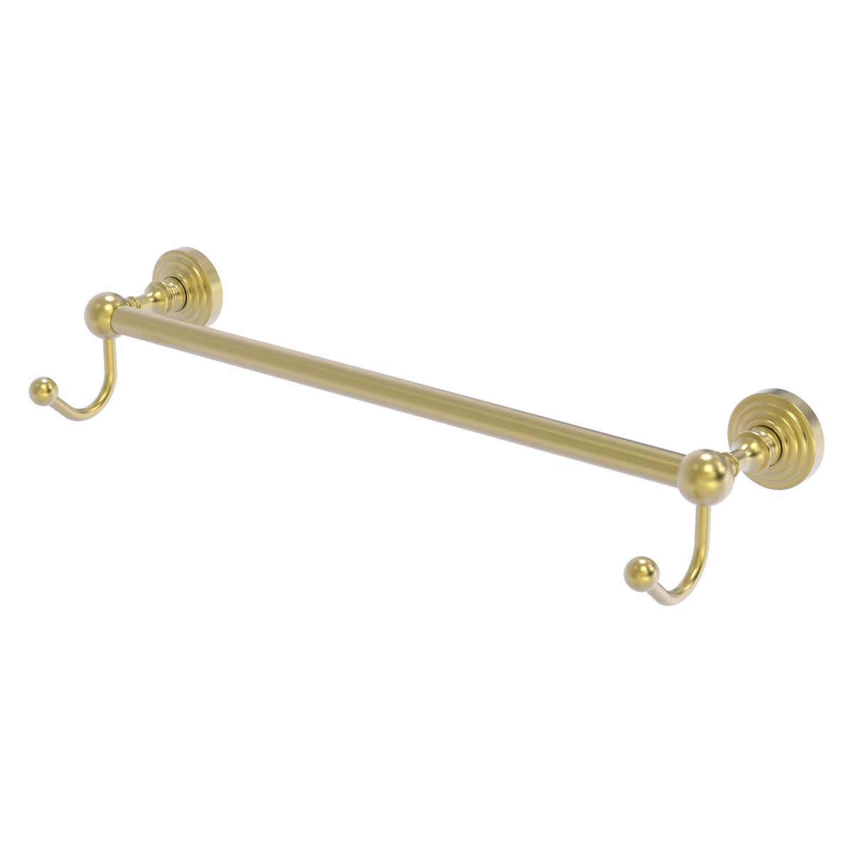 Allied Brass WP-41-36-HK-SBR Waverly Place 36" Satin Brass Towel Bar