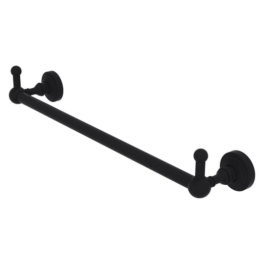 Allied Brass WP-41-36-PEG-BKM Waverly Place 36" Matte Black Towel Bar